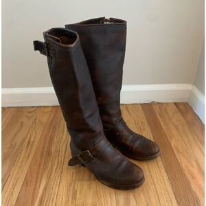 Brown leather 2009 Frye boots